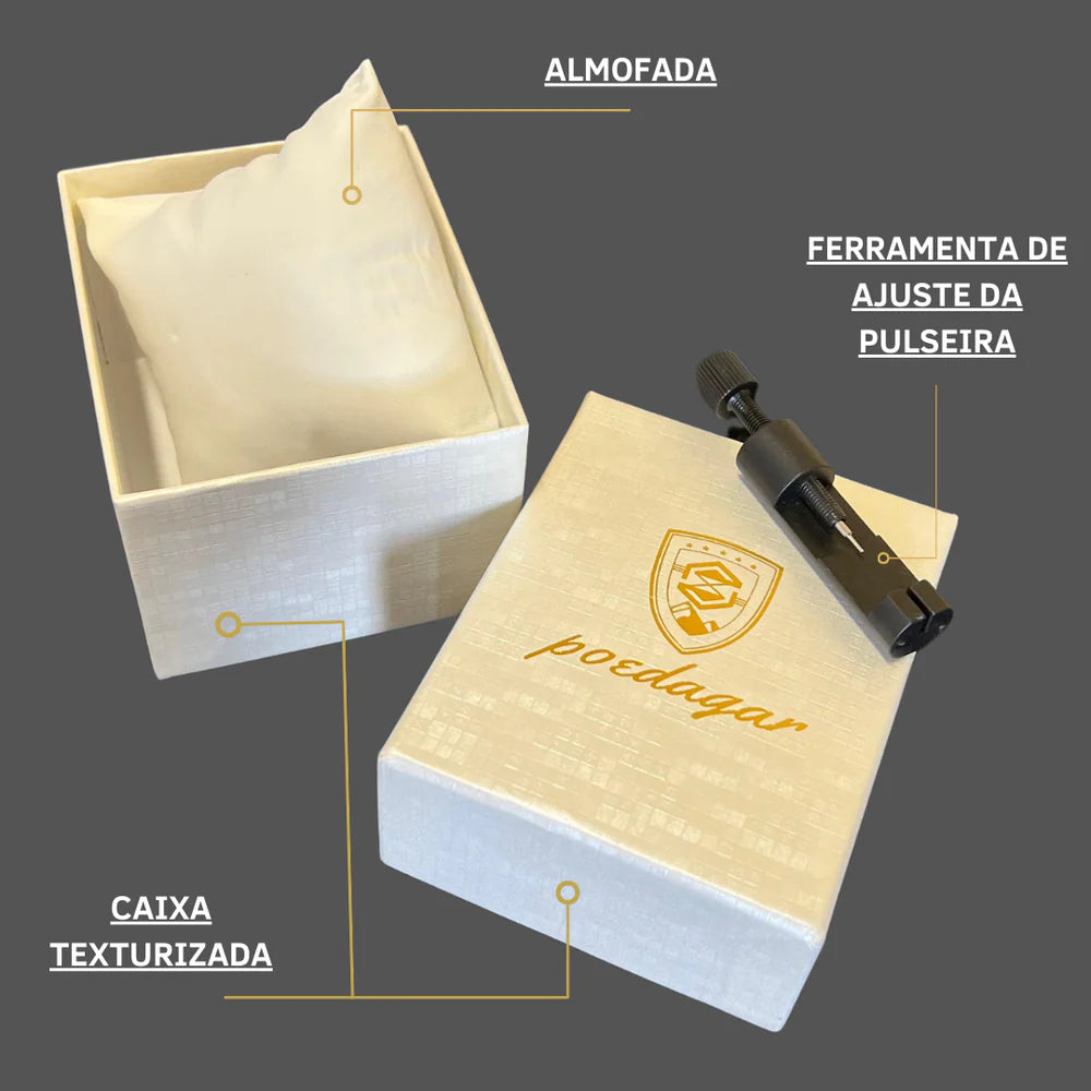 Relógio Poedagar GoldenPrestige®